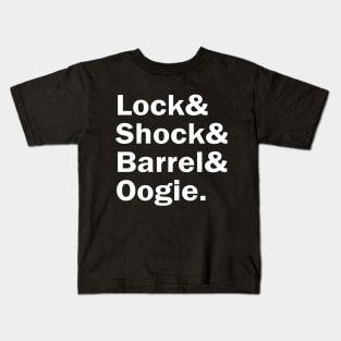 Funny Names x Nightmare Before Christmas (Lock, Shock, Barrel, Oogie) Kids T-Shirt